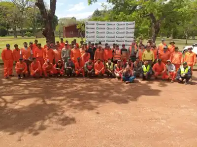 Capacitan a operarios forestales de Virasoro: el detalle que puede evitar un desastre