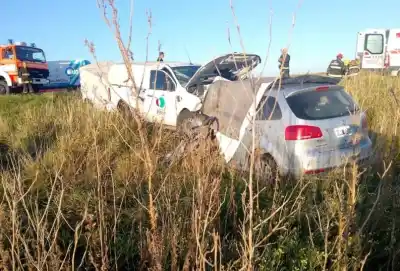 Choque frontal en la ruta 33: tres muertos y un herido grave en un siniestro que enlutó Guaminí