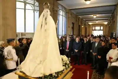 La Virgen de la Merced ya está en Casa de Gobierno y lo que se viene el 24 no es lo habitual