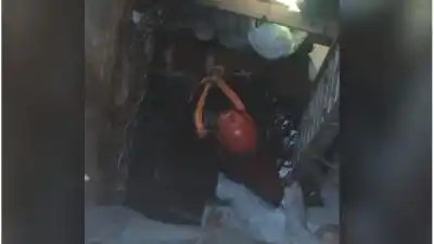 Cayó 7 metros en una obra de Aguas Santafesinas: la maniobra que usaron para rescatarlo