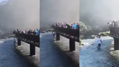 Saltó la baranda de las Cataratas para rescatar su celular: lo que encontró del otro lado lo complicó