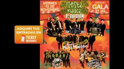 Posadas se prepara para una noche a puro baile: la Fiesta Maluca vuelve con una grilla que sorprende
