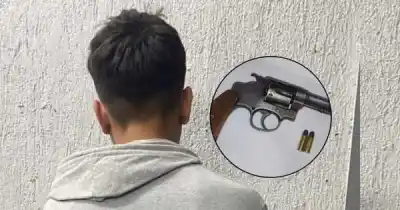 Publicó un arma en WhatsApp y acordó un encuentro: lo que pasó al llegar