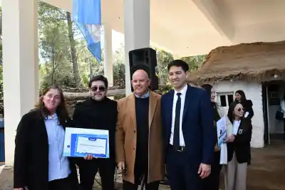 Es docente en Concarán desde 1992 y acaba de recibir un premio que no esperaba