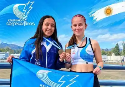 Dos roquenses subieron a lo más alto del Nacional U16 y la nieve no fue el único obstáculo