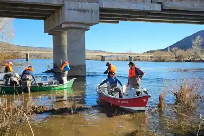 33 futuros guías de pesca se entrenaron en el Collón Curá: qué se viene ahora