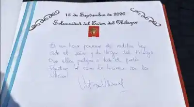 Villarruel se arrodilló en la Catedral de Salta y dejó un mensaje que nadie esperaba leer