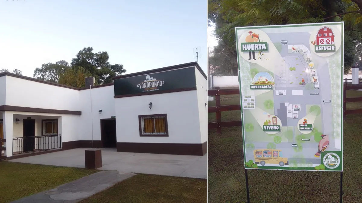 La granja educativa de Yonopongo, el emprendimiento más nuevo del pueblo: "Soñamos con una plaza a la que todos podamos ir, que los chicos puedan jugar", aseguran los habitantes