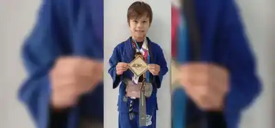 Con solo 7 años, un nene misionero se subió a lo más alto del podio en Brasil y ya tiene fecha para el Mundial