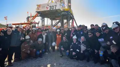 Chubut recupera los equipos: el pozo que volvió a moverse después de tres años