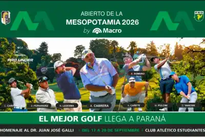 Paraná se prepara para el regreso de un torneo que reúne a las grandes figuras del golf argentino