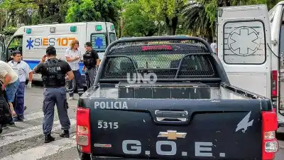 Se atrincheró con una garrafa en Liceo Norte y amenazó con matar a su pareja: lo que hizo el negociador