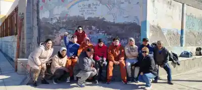 Salud mental en Comodoro: arrancó un mural colectivo que se inaugura el 10 de octubre