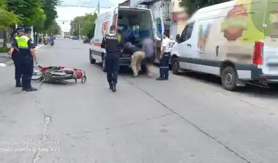 Se accidentó en Monteros y resultó herida