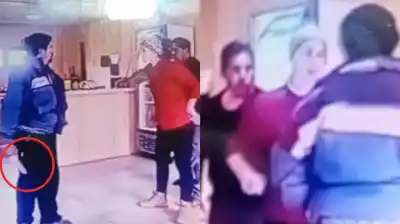 El intendente le negó el camión y su antecesor sacó un cuchillo en plena oficina pública