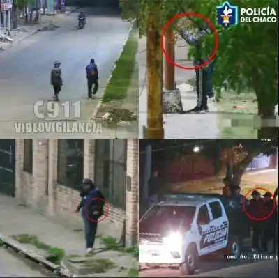 La cámara los vio en plena madrugada: no contaban con lo que llegó después