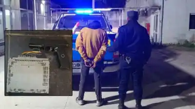 Lo buscaban por un conflicto en Paraná y terminó mostrando lo que llevaba adentro del morral