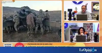 El Ejército desembarcó en Punta Loyola con un operativo que llamó la atención de todos