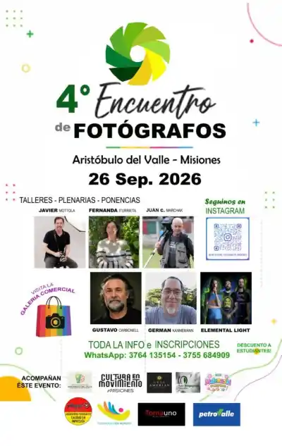 Aristóbulo del Valle se prepara para el 4° Encuentro de Fotógrafos: lo que se viene