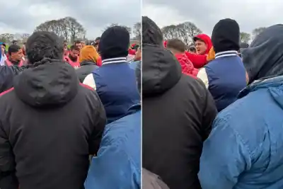 Un grupo entró al complejo de San Martín y dejó un mensaje que nadie esperaba