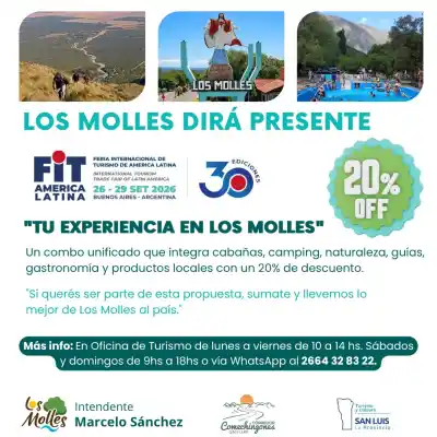 Los Molles va a la FIT con una jugada que puede cambiar tu verano: qué esconde el paquete