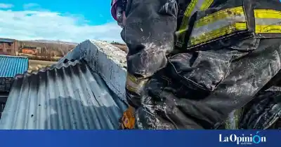 El viento patagónico arrasó en Gregores: lo que los bomberos tuvieron que desarmar antes de que fuera tarde