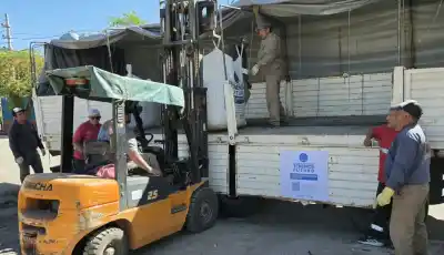 Los camiones llegaron a cinco pueblos con un cargamento que lo cambia todo para estas familias