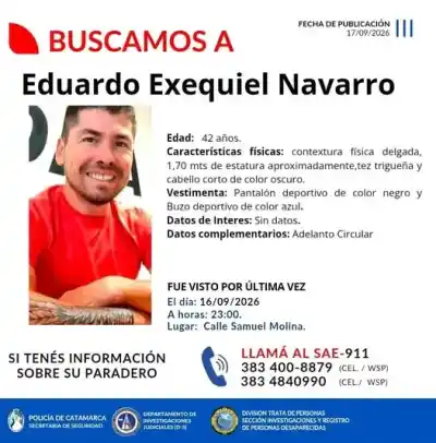 Salió de su casa el miércoles por la noche y no volvió: la Policía pide ayuda para encontrarlo