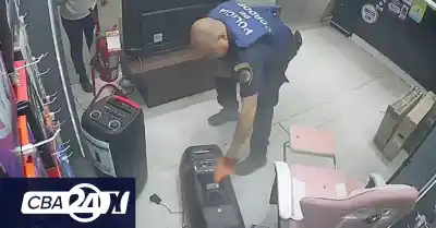 Un estruendo sacudió el Paseo Libertad: la decisión del policía que salvó a todo un local
