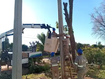 Las Breñas: la obra que promete duplicar la potencia eléctrica ya dio su primer paso