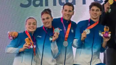 Dos medallas y un registro que lo dejó a un paso del podio: el cierre de Grassi en Santa Fe 2026