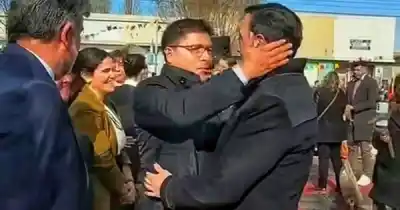 Vidal y Grasso se cruzaron en Puerto San Julián: la frase que sorprendió a todos