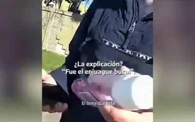 Le marcó 1,09 de alcohol en el control y su excusa dejó a todos mudos