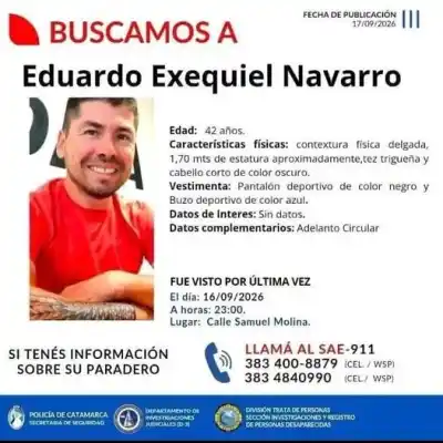 Desapareció un exciclista catamarqueño y su entorno pide ayuda para encontrarlo