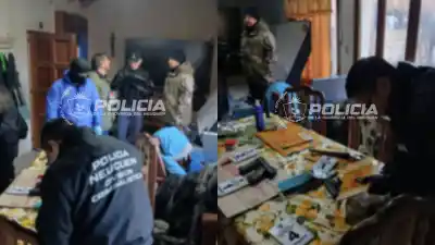 Buscaban armas por una causa de amenazas y la casa escondía algo más
