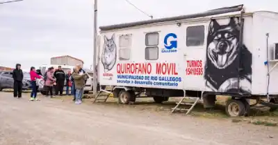 El Castramóvil llega a un barrio de Río Gallegos: los turnos se piden de una sola manera