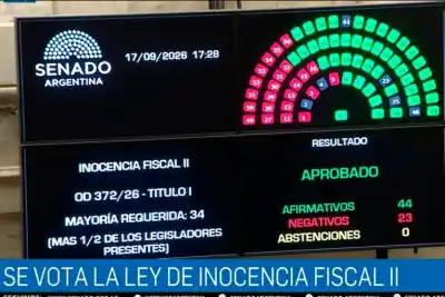 El Senado aprobó la Ley de Inocencia Fiscal II: los entrerrianos no votaron igual