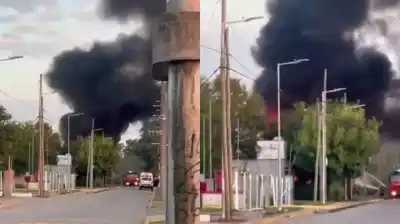 Tragedia en Pilar: un muerto y un herido tras violento incendio en una refinería