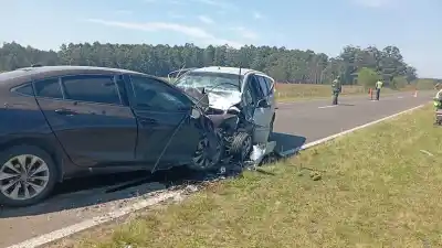 Ruta 12: tres muertos en un choque frontal que nadie vio venir
