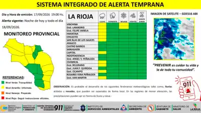 La Rioja bajo alerta: qué zonas se preparan para un jueves y viernes complicados