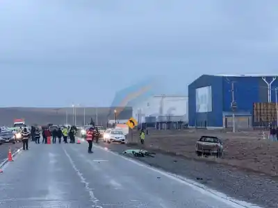 Pedaleaba por la Ruta 3 cuando una camioneta lo embistió: lo que pasó después conmocionó a Río Grande