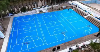 Jáchal estrenó un polideportivo que ya tiene algo que casi ningún predio de San Juan puede mostrar