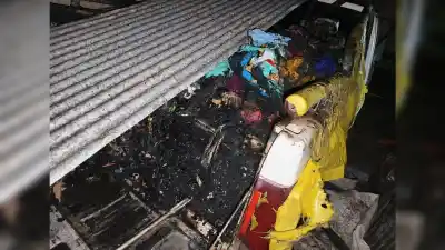 Cuidaba a su madre en una clínica cuando las llamas arrasaron con su herramienta de trabajo