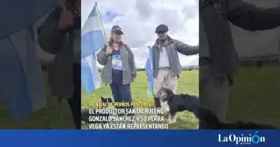 Dos argentinos y sus perros ya deslumbran en el Mundial de pastoreo en Escocia