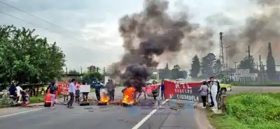 Corte de Ruta en Villa Quinteros: “Piden que se reintegren Planes”