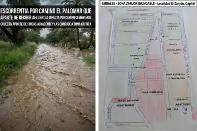 Vecinos de El Zanjón piden revisar un canal de drenaje ante el riesgo de inundaciones