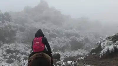 Alerta en la cordillera: nadie debería subir a la montaña estos días