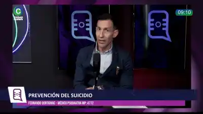 Cada 40 segundos, una vida: el psiquiatra chaqueño que pide mirar a los ojos al que tenés al lado