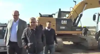 La obra que cambiará el sur de la Capital: Jalil recorrió el nuevo puente de El Pantanillo