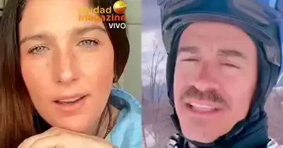 Esquía tranquilo en Bariloche y su video desató la bronca de Juana Repetto: qué dijo ella